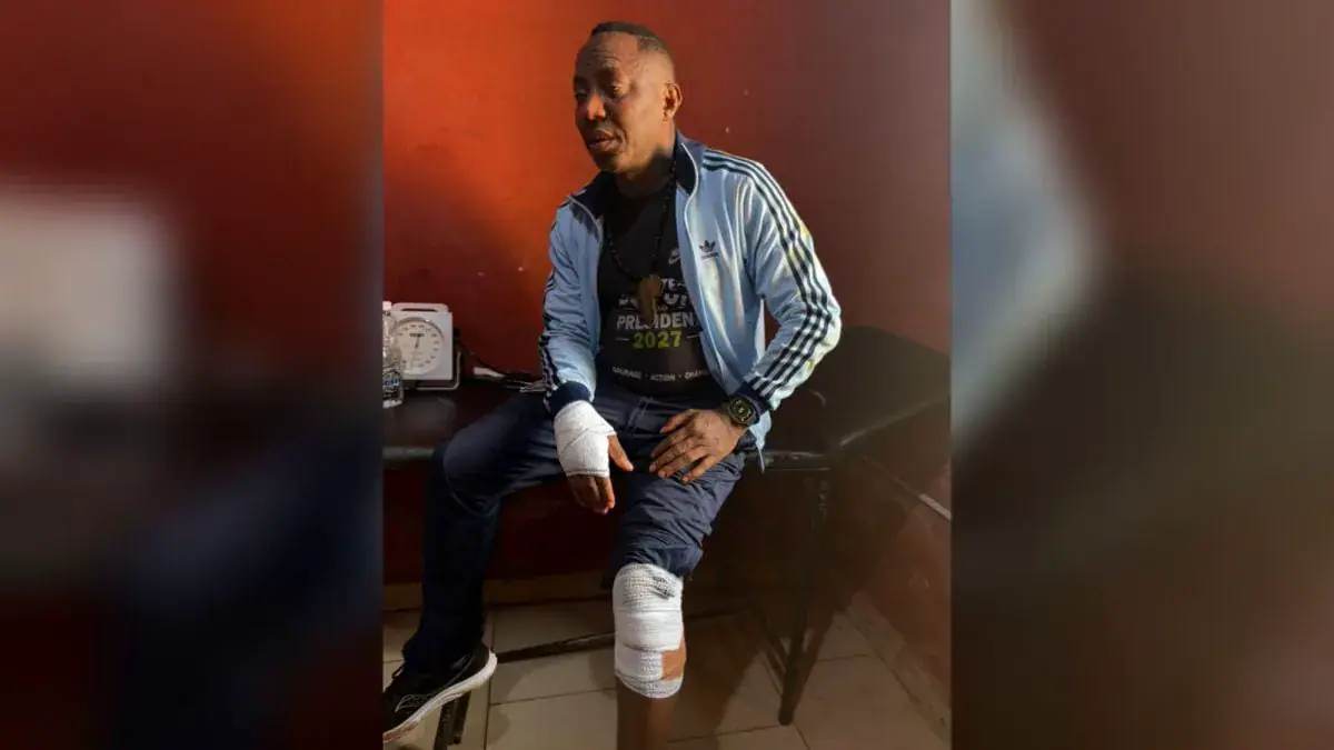 Omoyele Sowore was attacked in Ekiti on Friday