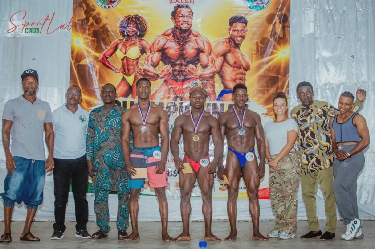 Laurince Bonou Shines in Atlantic-Littoral Bodybuilding and Fitness Championship