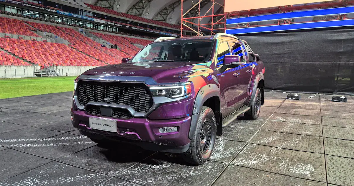 The Foton Tunland V9 will soon be available as a powerful but frugal plug-in hybrid. Picture: Denis Droppa