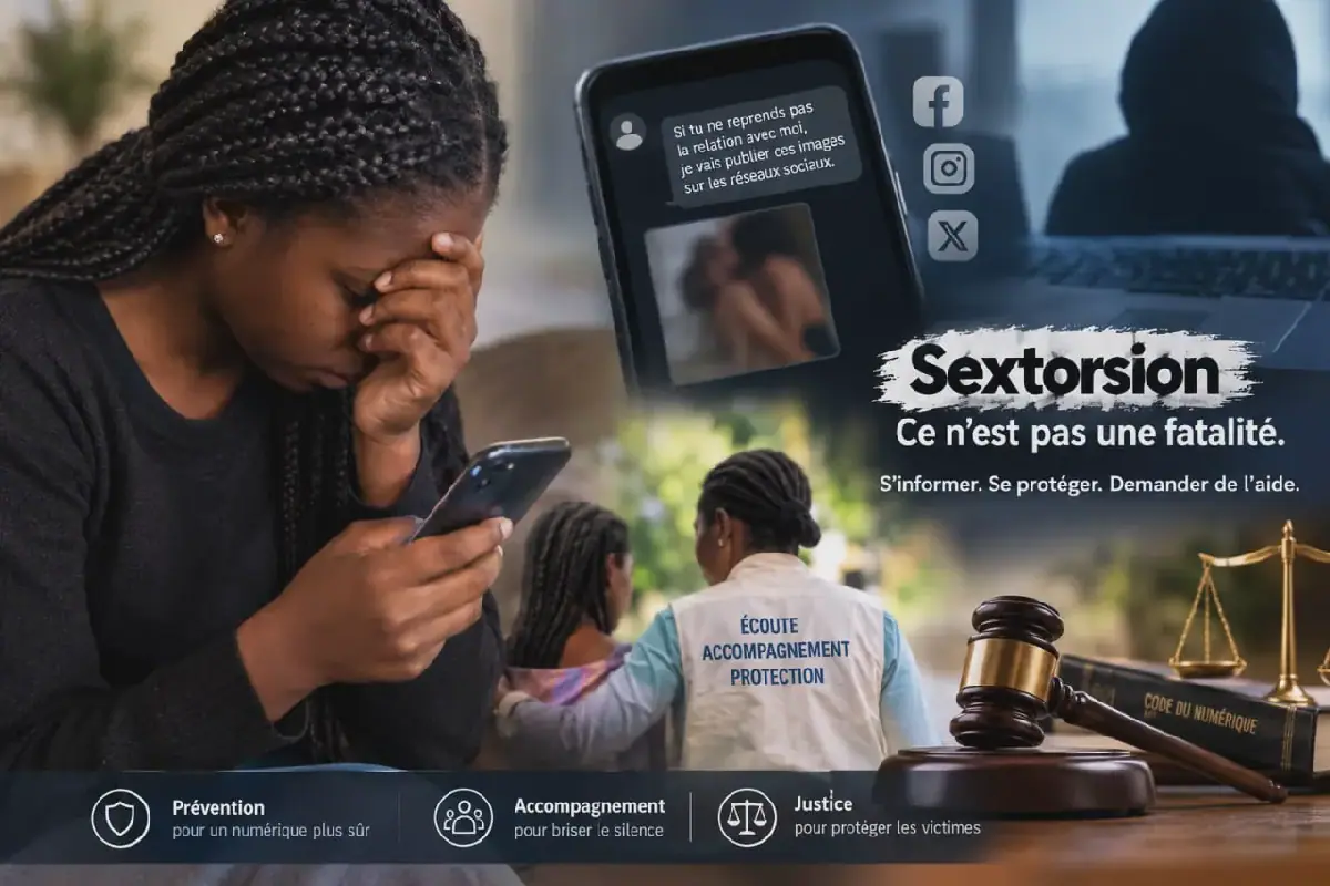 Sextorsion au Bénin : Les victimes face au défi de la protection