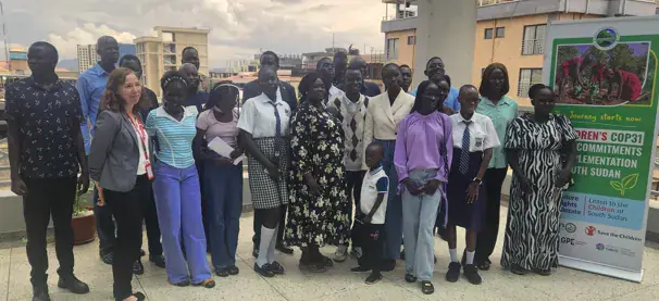 South Sudanese children demand climate action as floods threaten their future