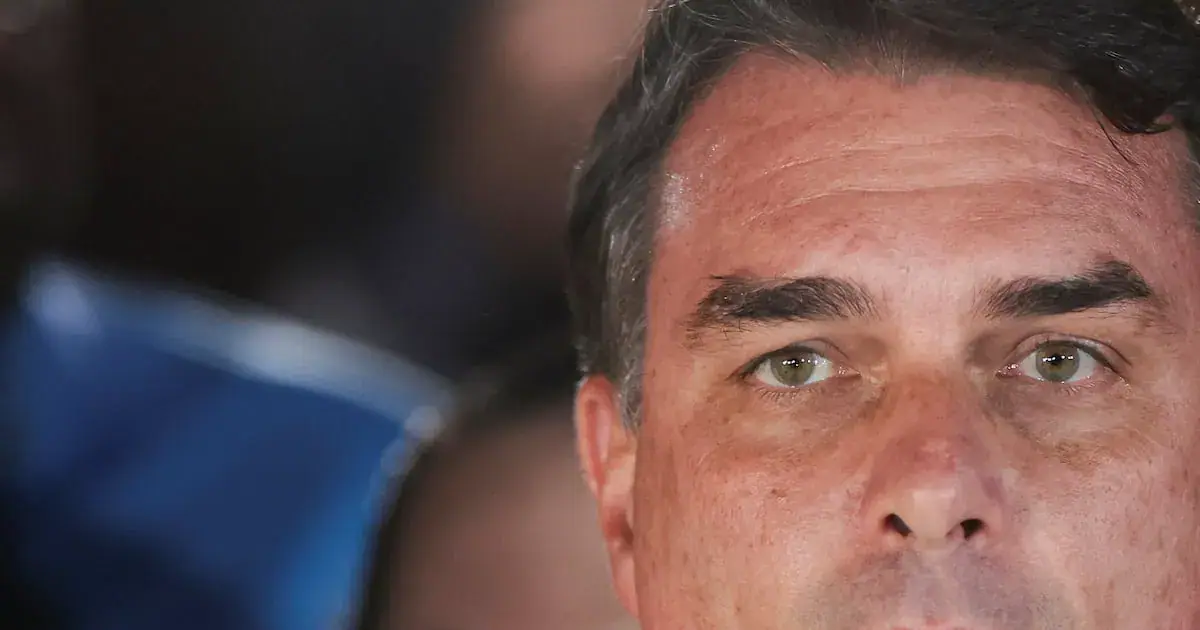 Brazilian presidential candidate Flavio Bolsonaro of the Liberal Party speaks after losing the presidential runoff election in Brasilia, Brazil, October 25. Picture: Reuters/Agustin Marcarian