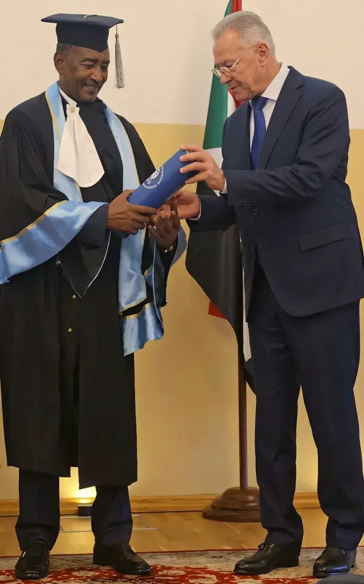 Sudan's Abdel Fattah al-Burhan Receives Honorary Doctorate from Moscow University