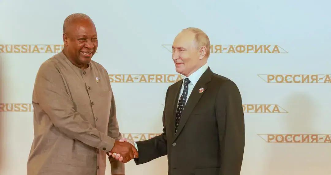 Mahama calls for stronger Russia-Africa partnership to boost trade
