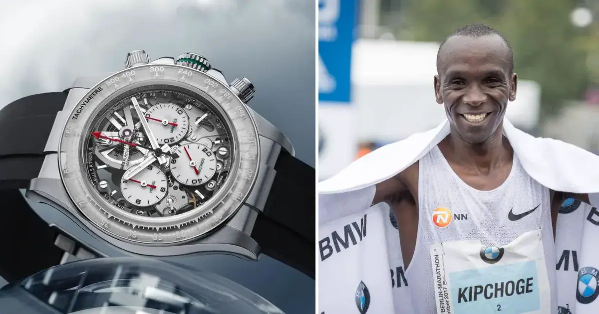 Details of Eliud Kipchoge’s newly-launched 57-gram Ksh8.8 million luxury watch