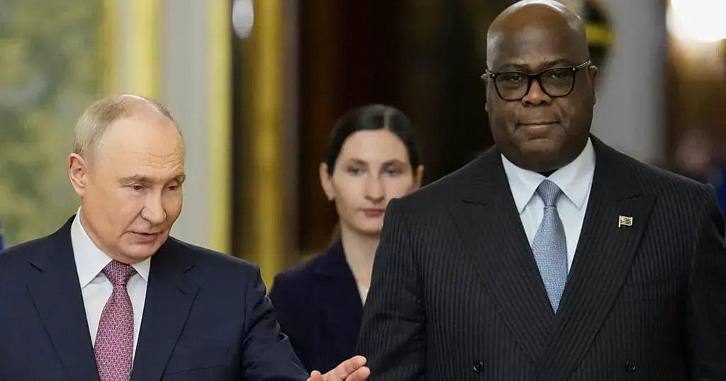 Tshisekedi seeks Putin's help against Rwanda-backed rebels