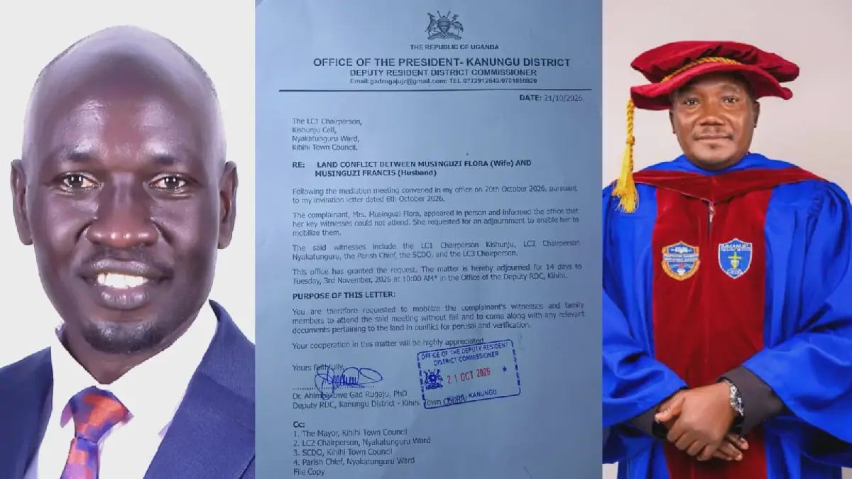 Ugandan Academic Urges Deputy RDC to Resign After Reported Arrest