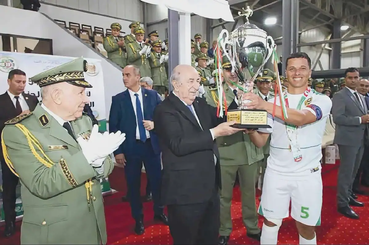 Algeria's Military Football Cup Concludes with a Display of Sportsmanship
