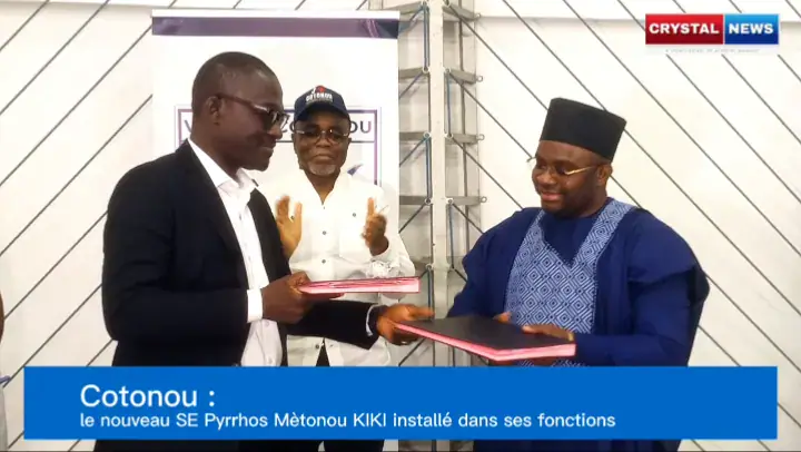 Cotonou's New Secretary General Pyrrhos Mètonou KIKI Takes Office