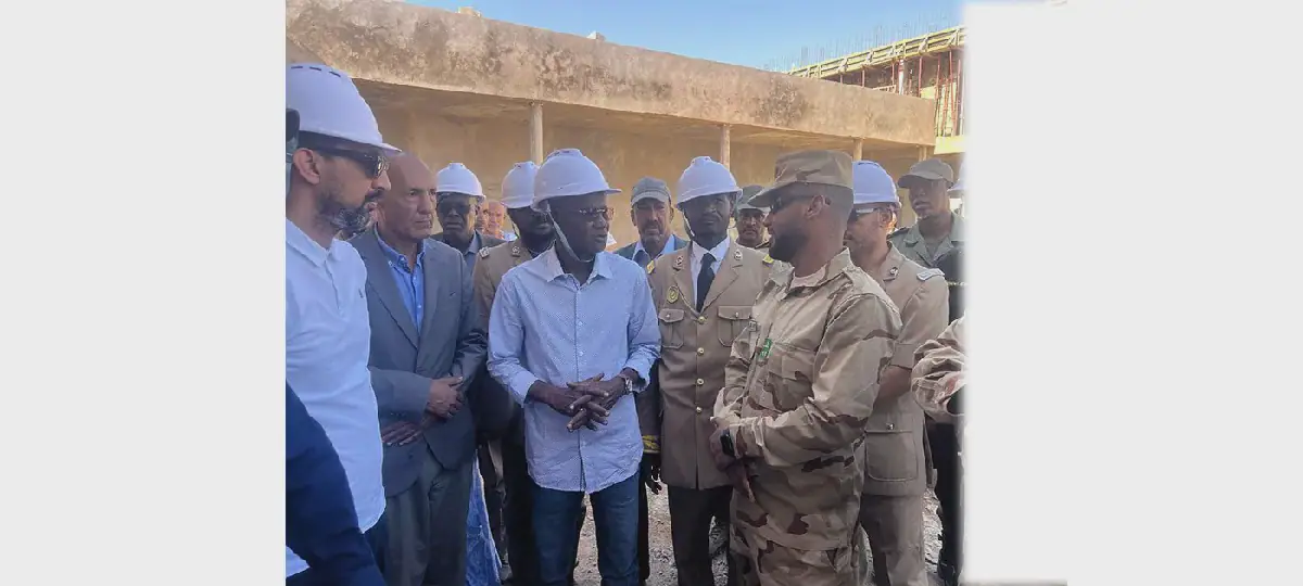 Mauritania's Minister of Real Estate and State Property Inspects Emergency Development Projects in Zouerat