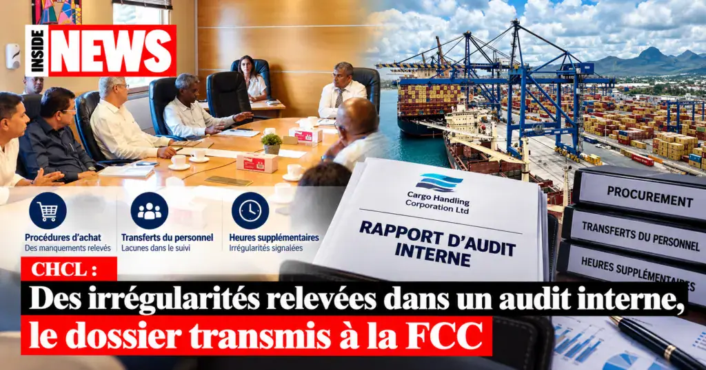 Irregularities found in Mauritius' Cargo Handling Corporation audit