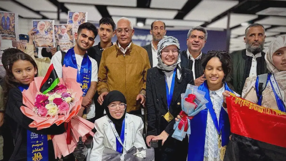 Libyan Student Yasmine Ouhida Returns Home After Qualifying Among World's Top 6 Readers