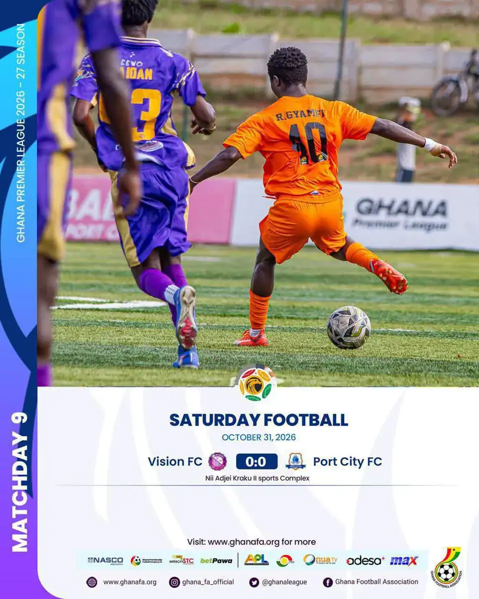 Port City Hold Vision FC Goalless to Climb to Third