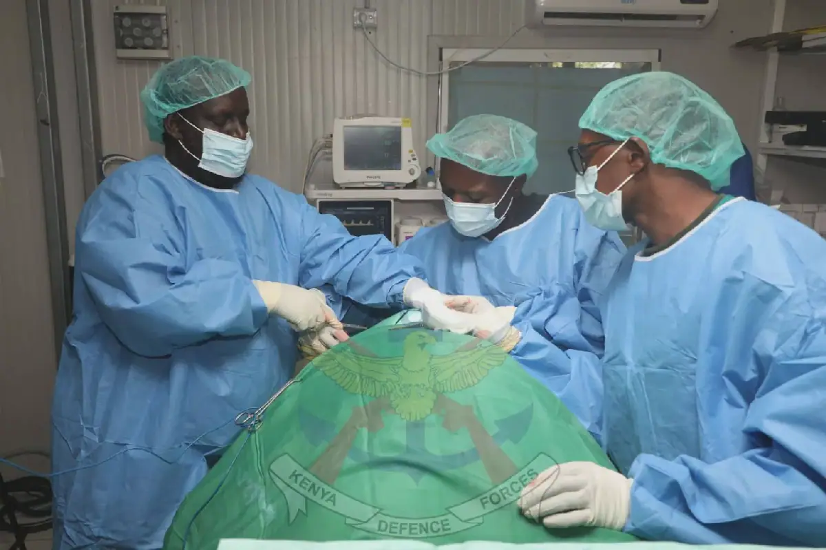 Kenya Defence Forces (KDF) Medical Specialists Bring Advanced Medical Care Closer to Dhobley Community