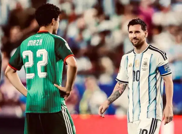 Messi Acknowledges Ibrahim Maza's Talent