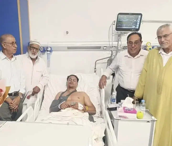 Moroccan Retired Police Officers Show Solidarity with Colleague Injured on Duty