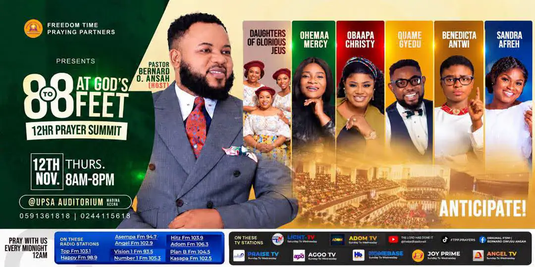 Ghana's Pastor Bernard Owusu Ansah to Host 12-Hour Prayer Summit at UPSA