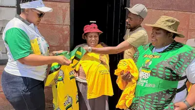 Municipal political landscape: ANC volunteers going from door to door, campaigning for the party. Photo: MY ANC