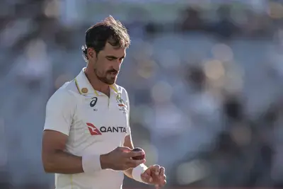 Despite a tough day in the field for the visitors, Australia's Mitchell Starc was the pick of the bowling attack as he picked up three wickets to help dismiss SA for 387, setting the away side 288 runs to win in what could be a thrilling final day with three results still possible.