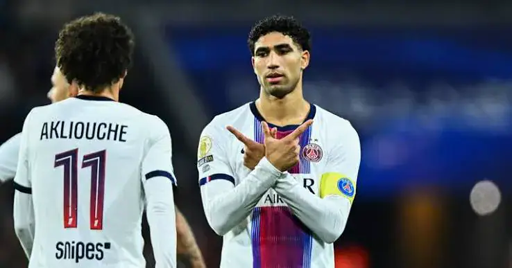 Achraf Hakimi Reacts to First Career Hat-Trick