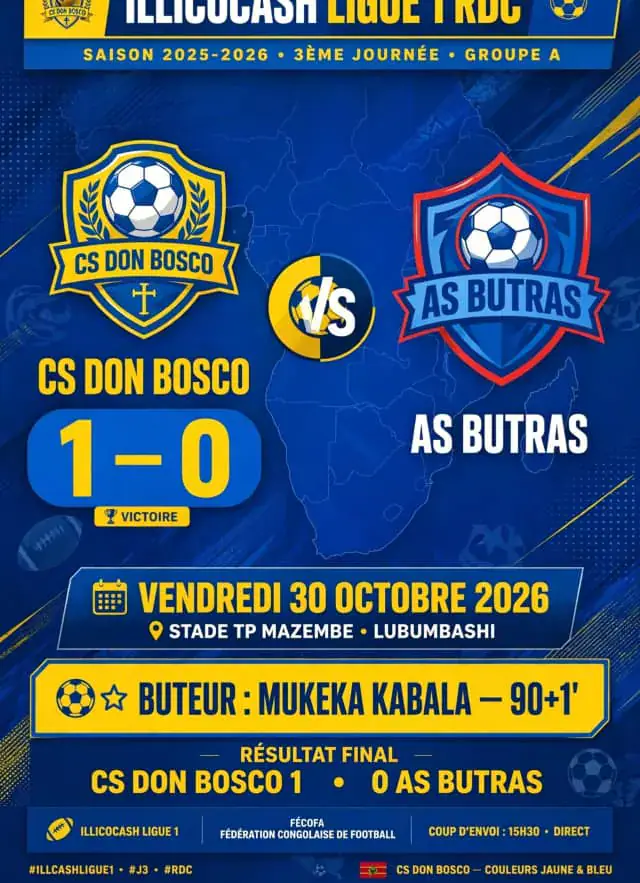Linafoot: Don Bosco and Malole Secure Wins in Group A