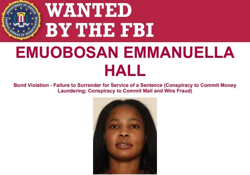 FBI Offers $5,000 Reward for Wanted Nigerian Woman Emuobosan Emanuella Hall