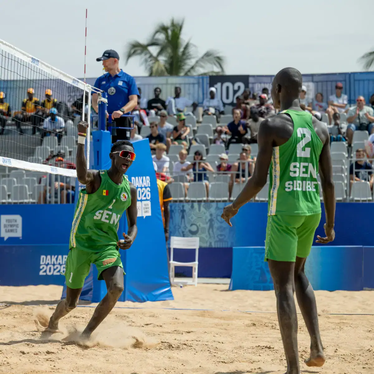 JOJ DAKAR 2026 : LE SÉNÉGAL RÉUSSIT SON ENTRÉE EN BEACH-VOLLEY AVEC DEUX VICTOIRES
