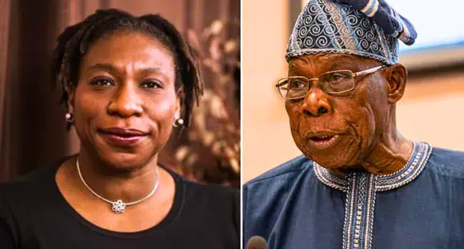 Obasanjo, Daughter Engage in Playful Banter at Public Forum