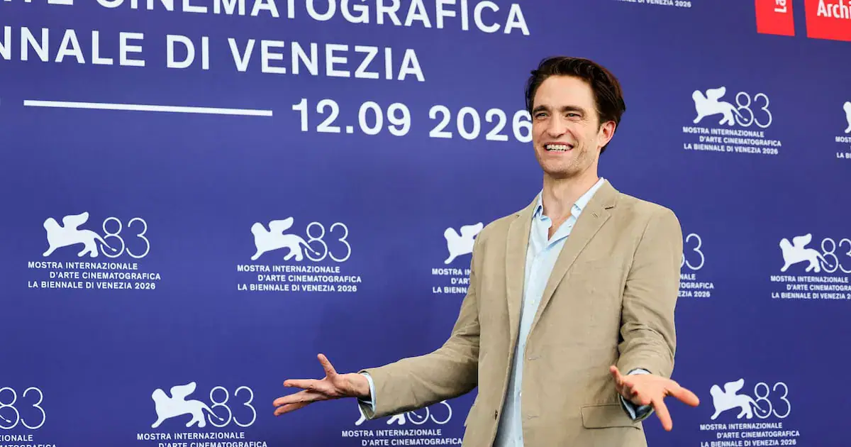 Robert Pattinson poses during a photocall for the movie ‘Primetime’ at the 83rd Venice International Film Festival in Venice, Italy, on September 5 2026. Picture: Reuters/Yara Nardi