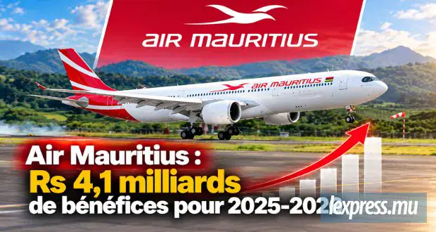 Air Mauritius annonce un bénéfice de Rs 4,1 milliards pour 2025-2026