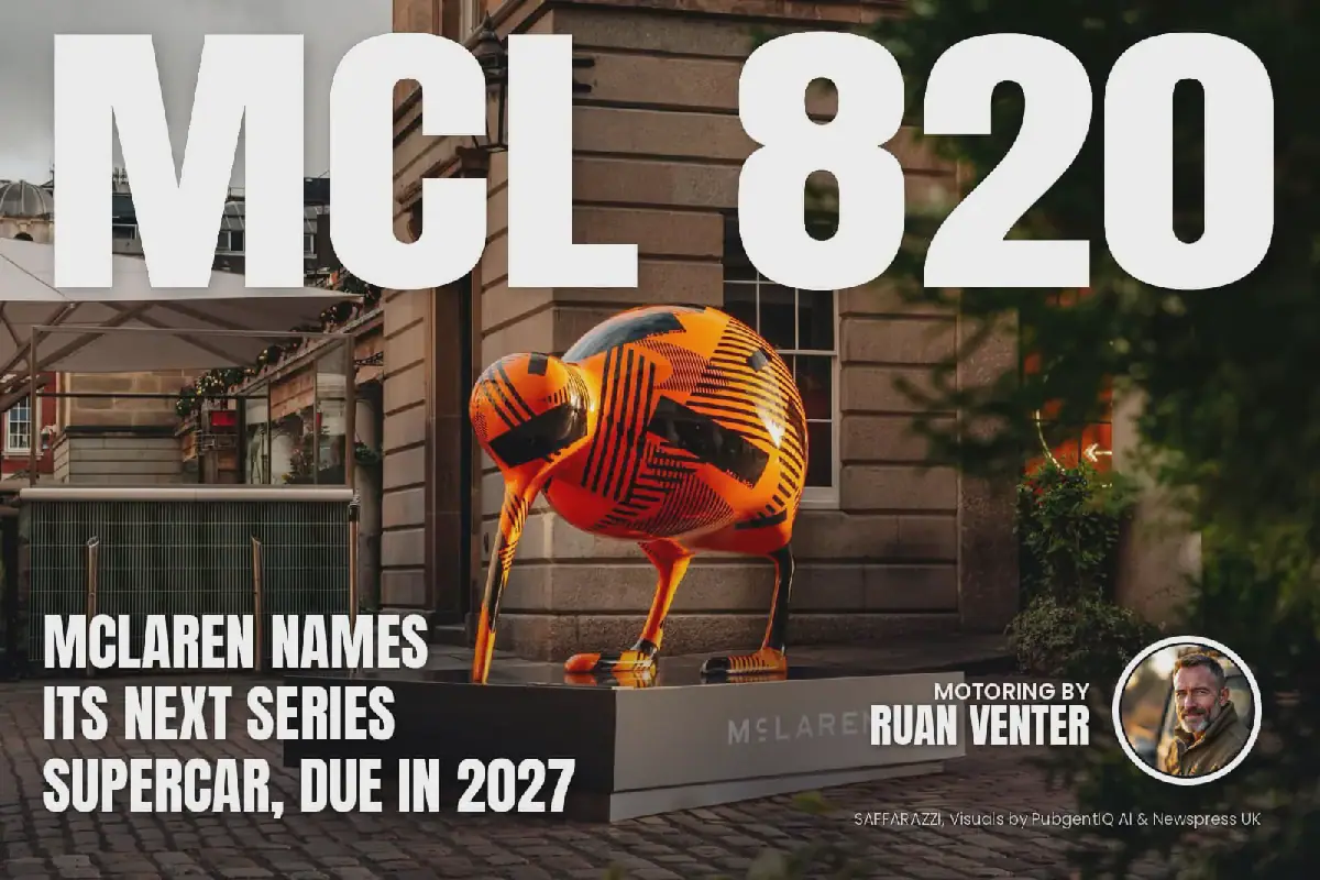 McLaren Unveils Upcoming Supercar, the McL 820, Scheduled for 2027 Release