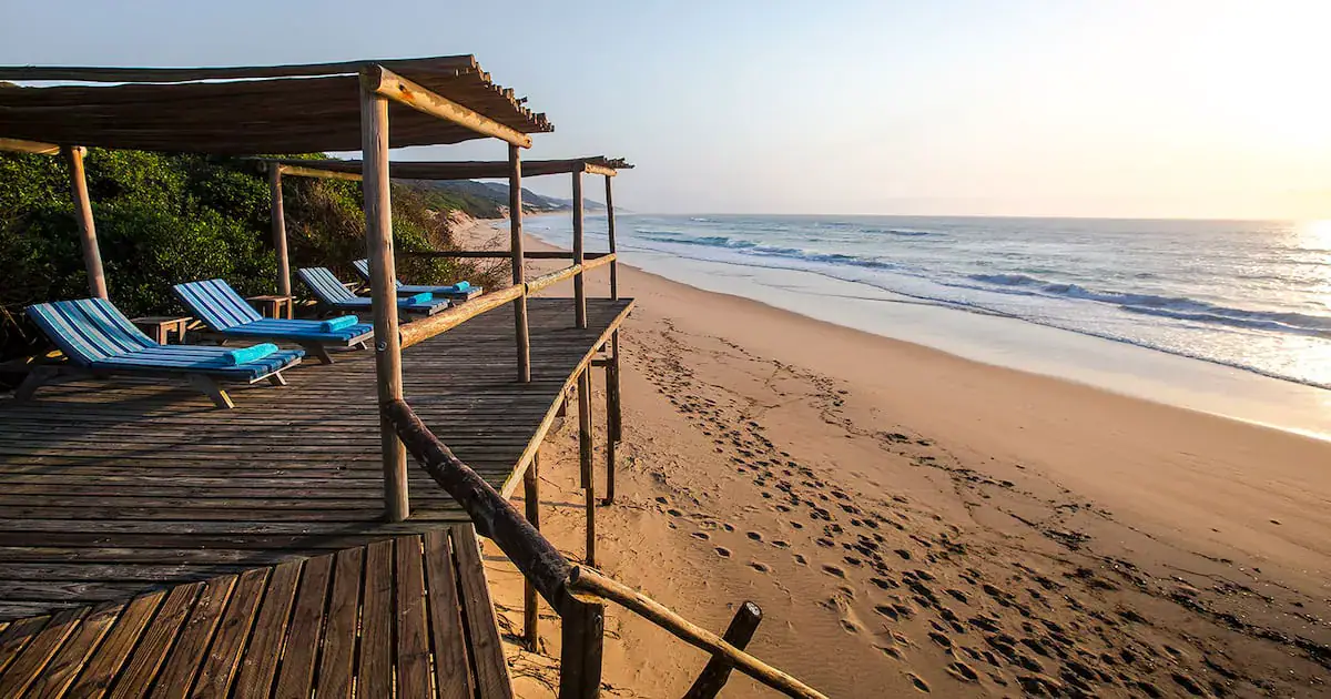 Thonga Beach Lodge is located at iSimangaliso Wetland Park.