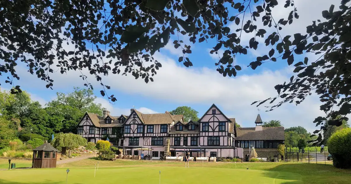 The Vineyard Hotel as seen from the first hole of Mannings Heath Golf Course. Picture: Deborah Curtis-Setchell