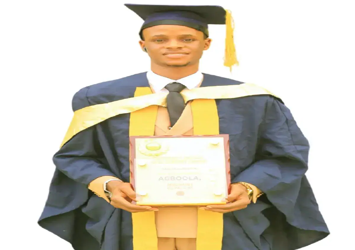 Pius Agboola: UNIOSUN's 2025/2026 Best Graduating Student with 4.91 CGPA