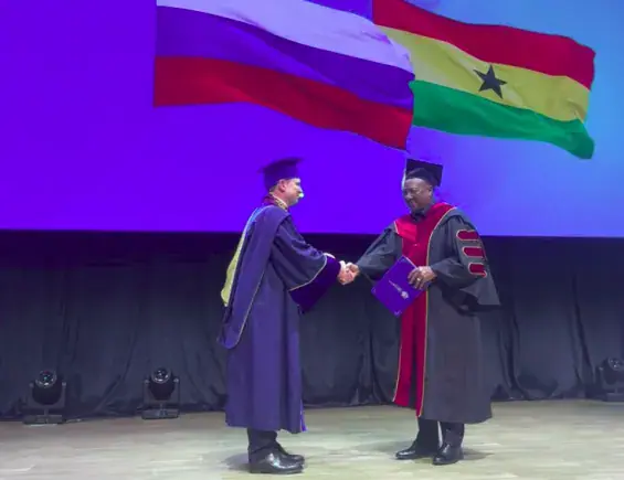 President Mahama Receives Honorary Doctorate from Russia's RUDN University