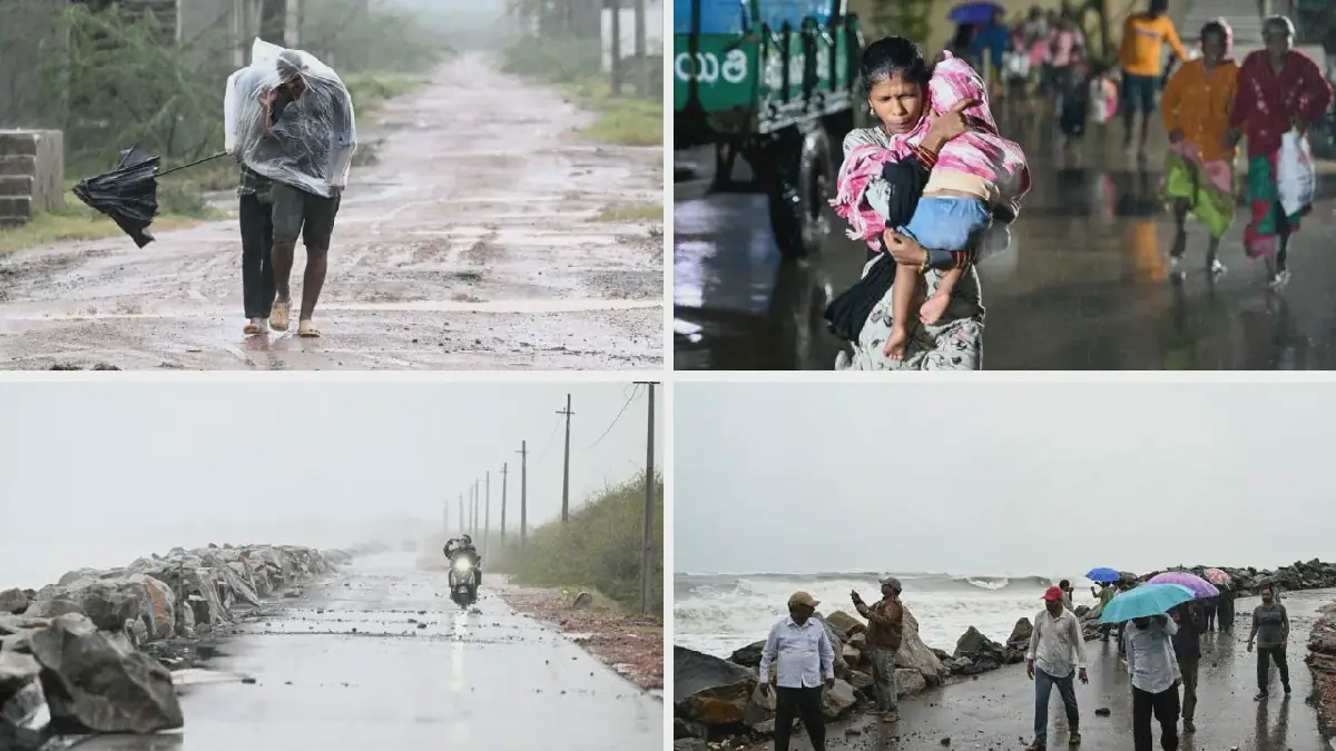 Cyclone Arnab Brings Torrential Rains and Strong Winds to Southeast India