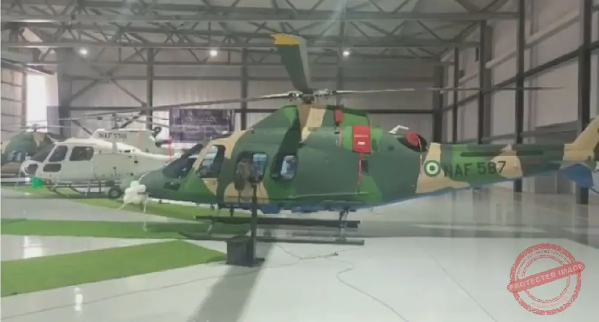 Tinubu Inducts Five New Air Force Helicopters to Boost Nigeria's Security