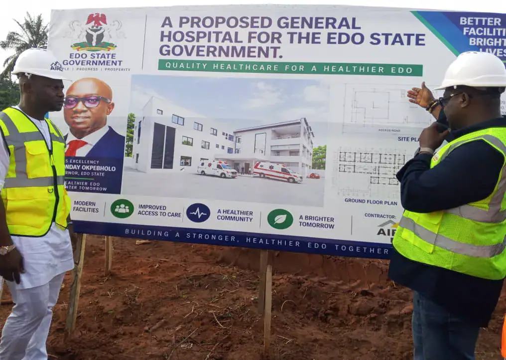 Okpebholo promises better healthcare at hospital groundbreaking ceremony