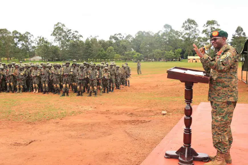 Uganda Flags Off Battle Group 48 For Somalia Mission