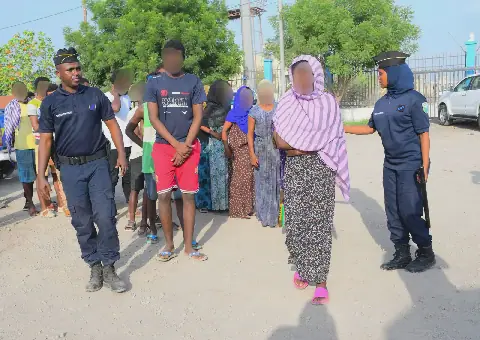 National Gendarmerie Conducts Large-Scale Operation Against Delinquency in Djibouti, Apprehending 180 People