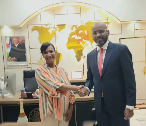 Minister congratulates new UNFPA representative in Djibouti