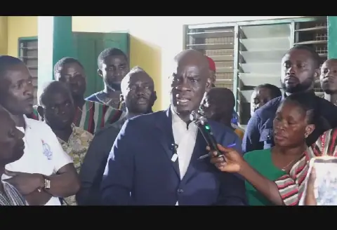 Ghana's Education Minister Haruna Iddrisu Makes Surprise Visits to Western Region SHS