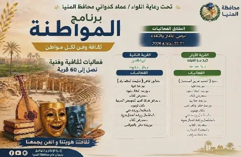 Egyptian Government Launches "Citizenship" Program to Promote Culture and Arts in Rural Areas