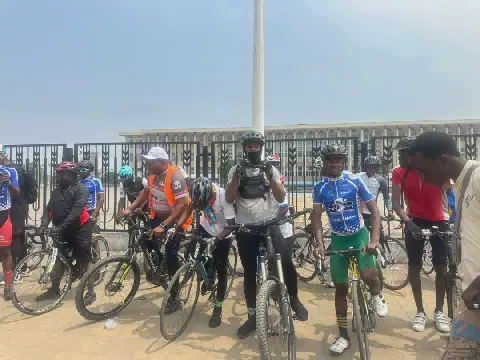 Cyclists in Kinshasa Pay Tribute to Miguel Masaisai
