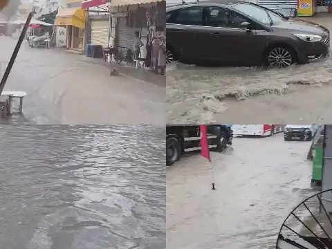 Heavy Rainfall Hits Nabil City in Tunisia