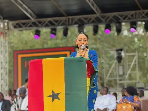 Samia Nkrumah Urges Ghanaians to Forgive Her Family