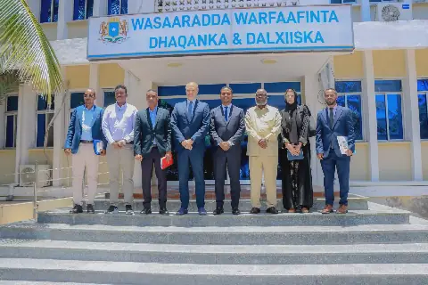 Somali Information Minister Meets UNDP Representative