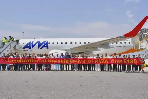 Africa World Airlines Unveils First of 10 New Jets for West Africa Push