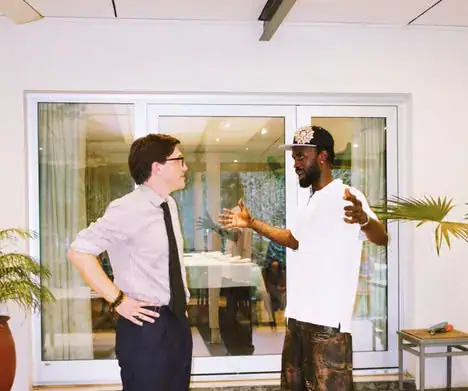 Black Sherif Pays Special Visit to German Ambassador's Family in Ghana