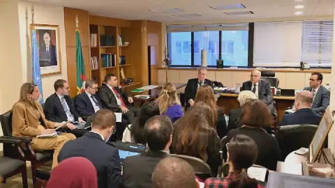 Algerian Minister Attaf Represents Country at UN General Assembly